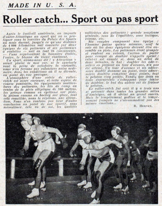 Le roller-catch : sport ou pas sport ?