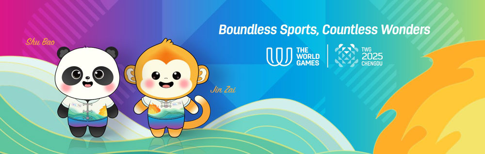 Les mascottes des World Games 2025