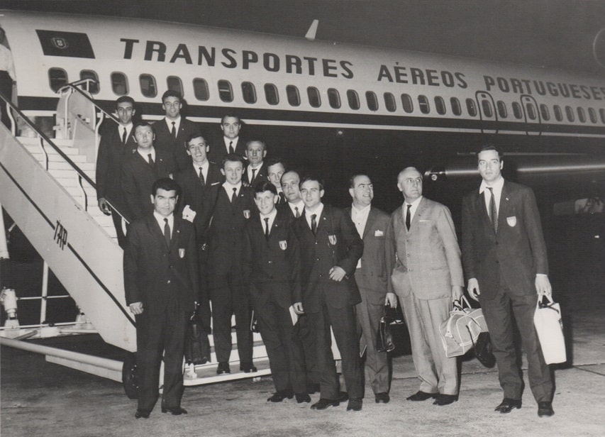 L'équipe du Portugal au championnat du monde de rink hockey 1968