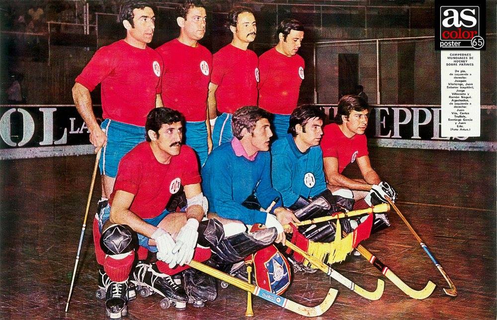 La sélection d'Espagne au championnat du monde de rink hockey 1972