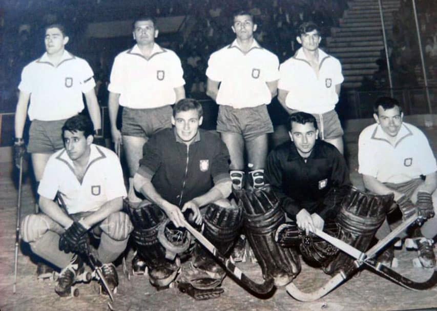 L'équipe du Portugal au championnat du monde de rink hockey 1966