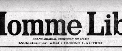 Logo du journal L'homme Libre