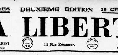 Soirée des Championnats Nationaux 1921