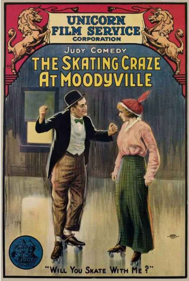 Film : The Skating Craze at Moodyville (1914)