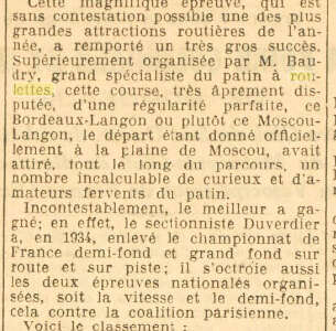 Course sur route Bordeaux &#8211; Langon 1935 (33)