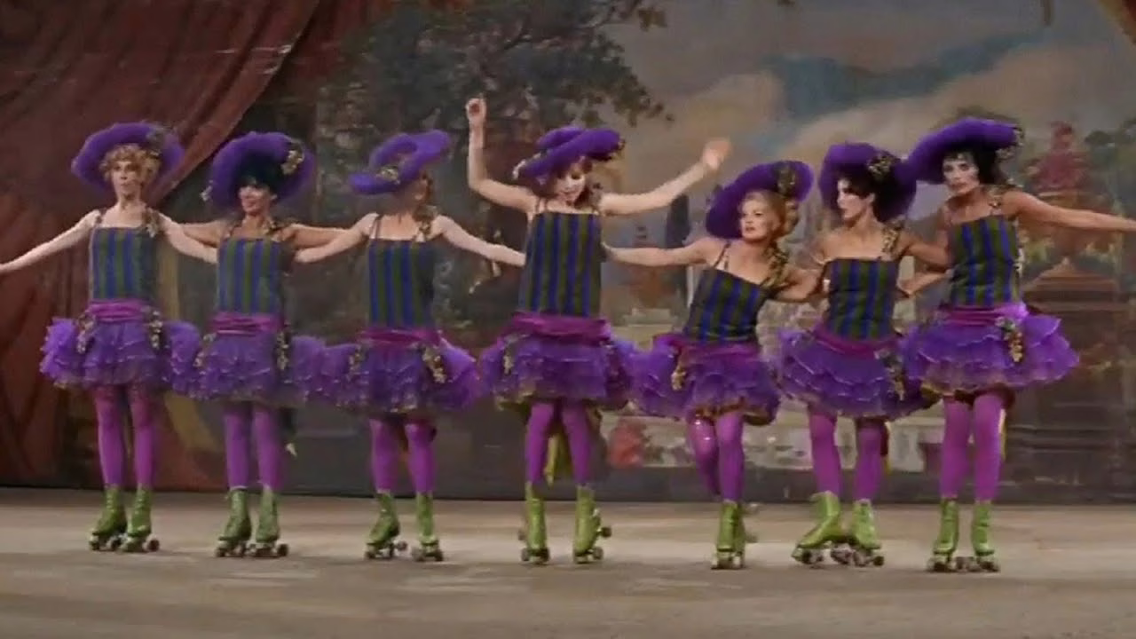 La scène de patinage du film Funny Girl (Etats-Unis)