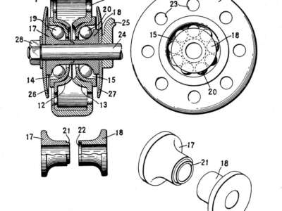 La roue à roulement à billes intégré de William Hoerle (Etats-Unis)