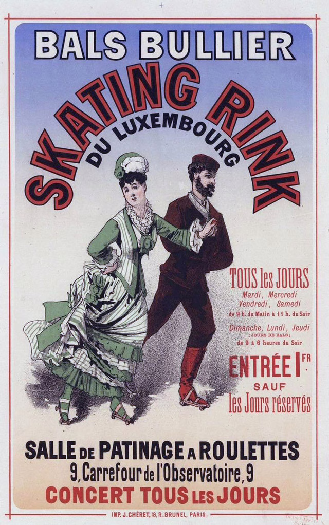 Le skating rink du Luxembourg / Bals Bullier (paris)