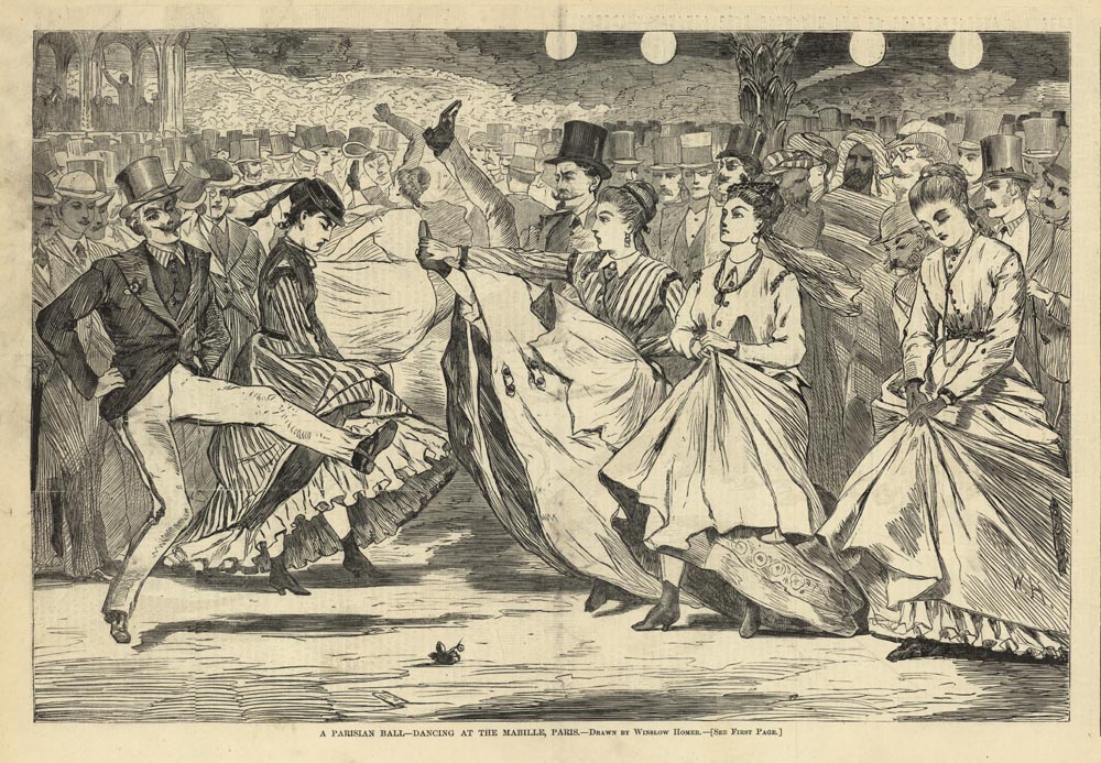 Le skating-rink Mabille à Paris (1876)