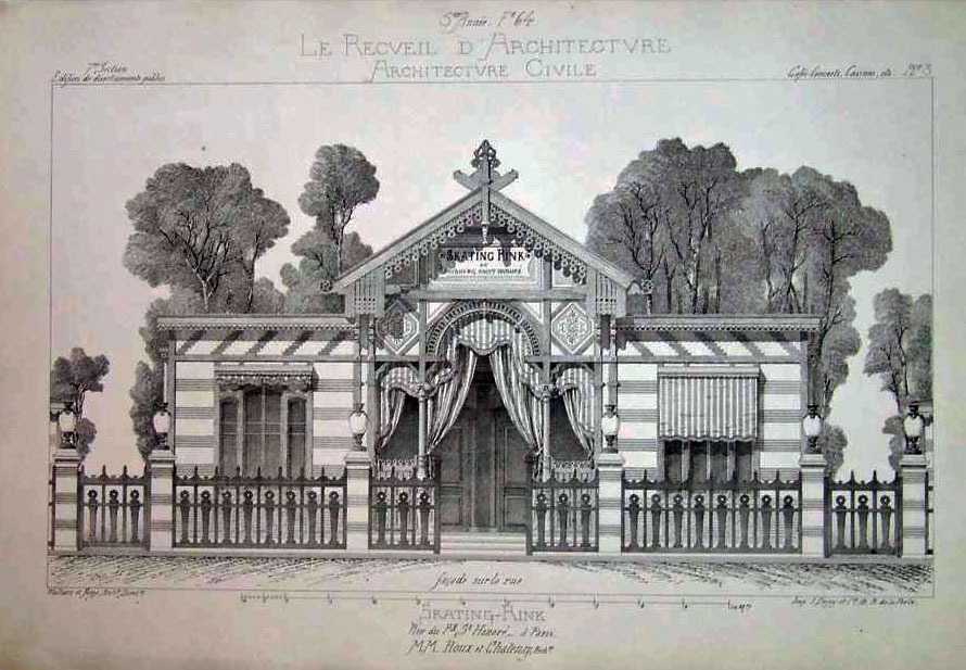 Devanture du Skating Rink - recueil d'architecture civile