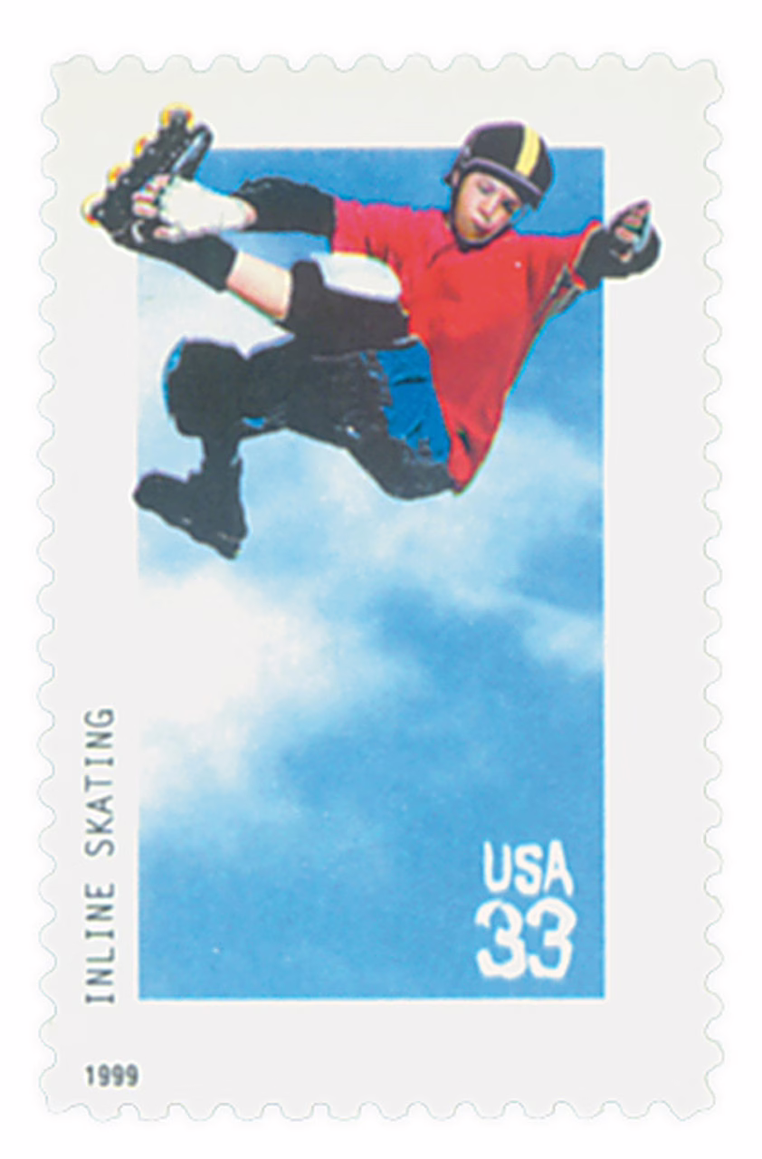 Le timbre roller des Xtreme Sports 1999