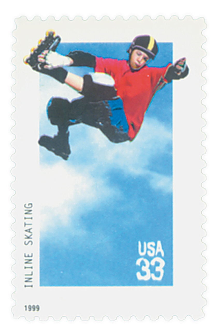 Le timbre roller des Xtreme Sports 1999