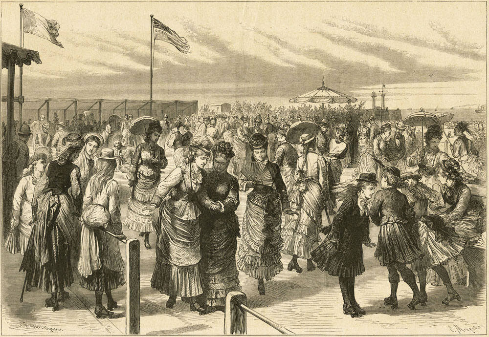 Le skating-rink de Boulogne-sur-Mer en 1875