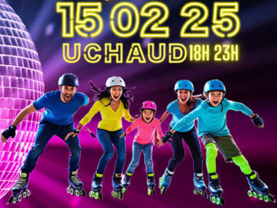 Soirée roller Téléthon 2025 à Uchaud (30)