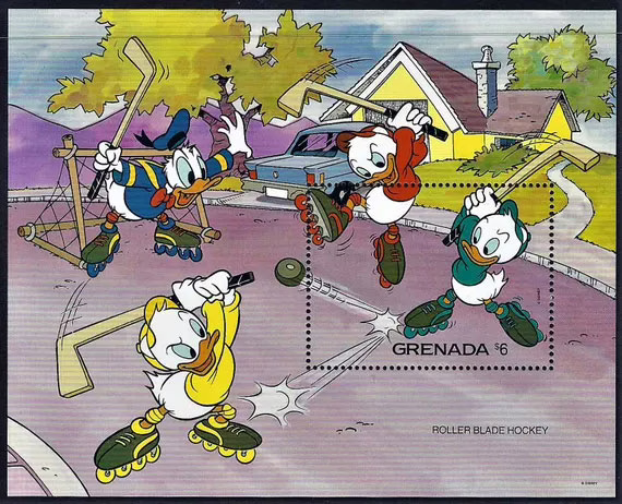 Les timbres de patinage à roulettes dans l&rsquo;histoire