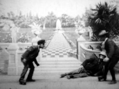Film : The Tramp&rsquo;s Unexpected Skate de Thomas Edison