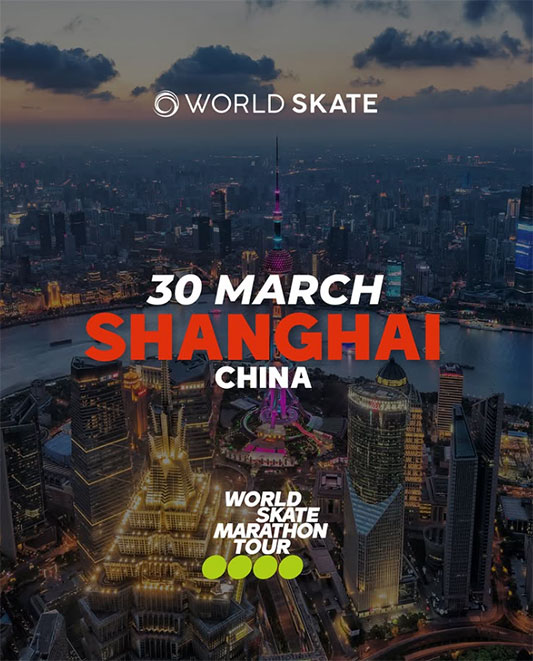 World Skate Marathon Tour 2025 à Shanghaï (Chine)