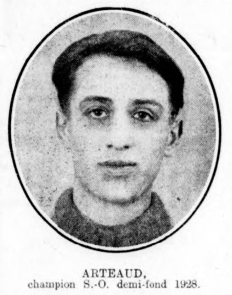 Arteau, champion du Sud-Ouest-de demi-fond 1928