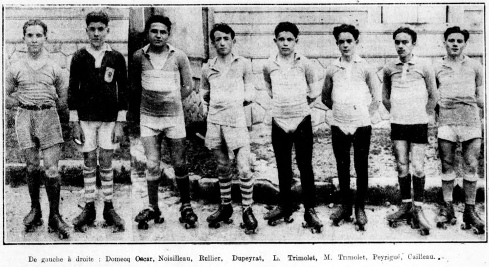Les concurrents de la course au flambeau Bordeaux - Arcachon 1928