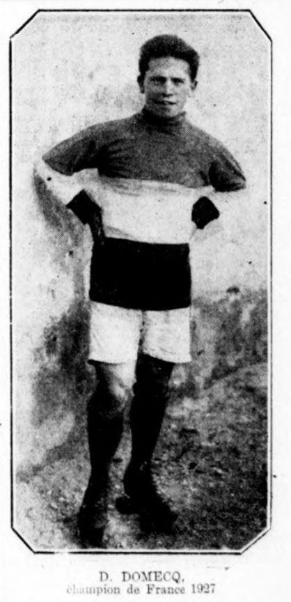 D. Domecq, champion de France 1927