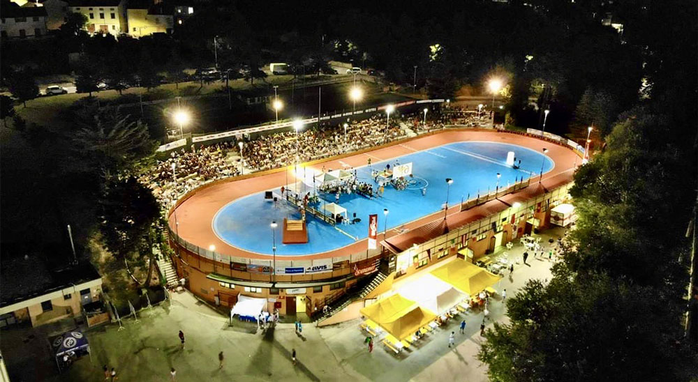 La piste de roller course des 6 jours de Santa Maria Nuova