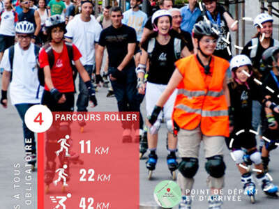 Randonnée roller régionale Rand&rsquo;Aura 2025 à Lyon (69)