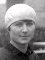 Yvonne (Lecocq) Labille, championne de patinage à roulettes