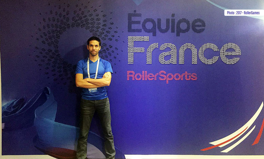 Pierre Célat - équipe de France aux World Roller Games 2017