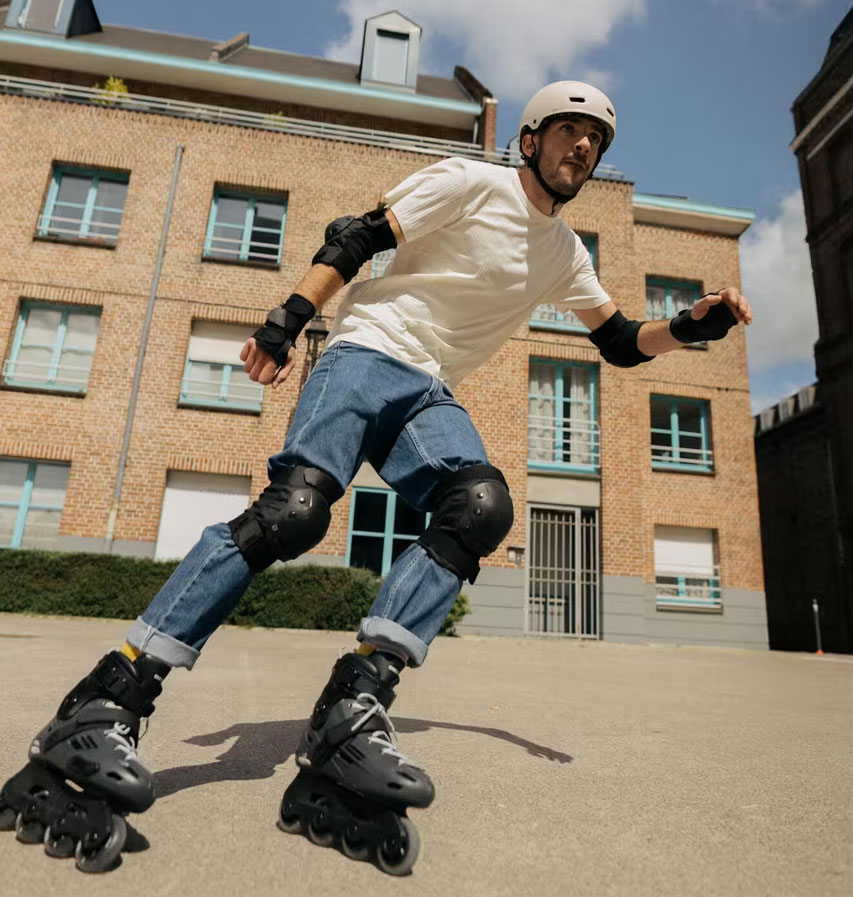 Test des protections de roller Oxelo Fit 500
