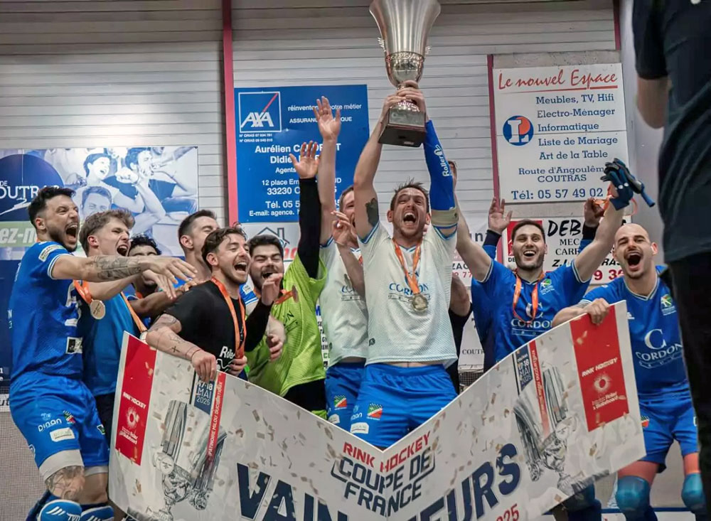 Quévert, vainqueur de la Coupe de France homme de rink hockey 2025