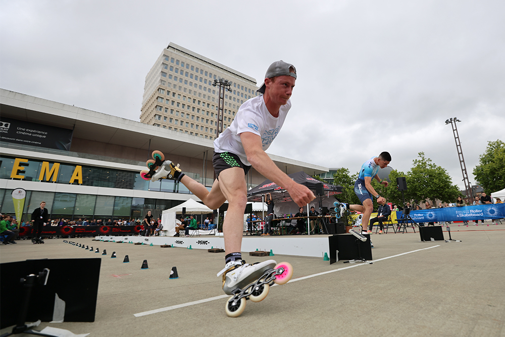 Slalom vitesse à Rennes sur Roulettes 2025