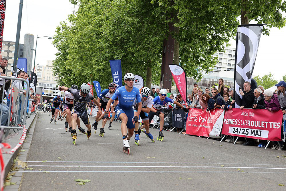 Bart Swings remporte le marathon roller de la World Inline Cup de Rennes sur Roulettes 2025