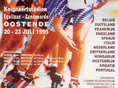Championnats d&rsquo;Europe jeunes roller course 1995 (Belgique)
