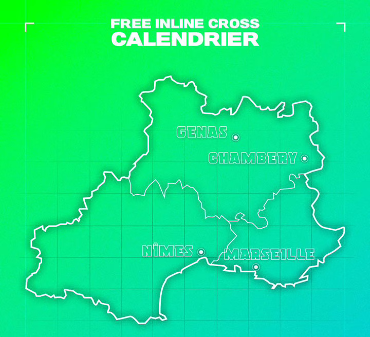 Le calendrier Free Inline Cross 2025-2026