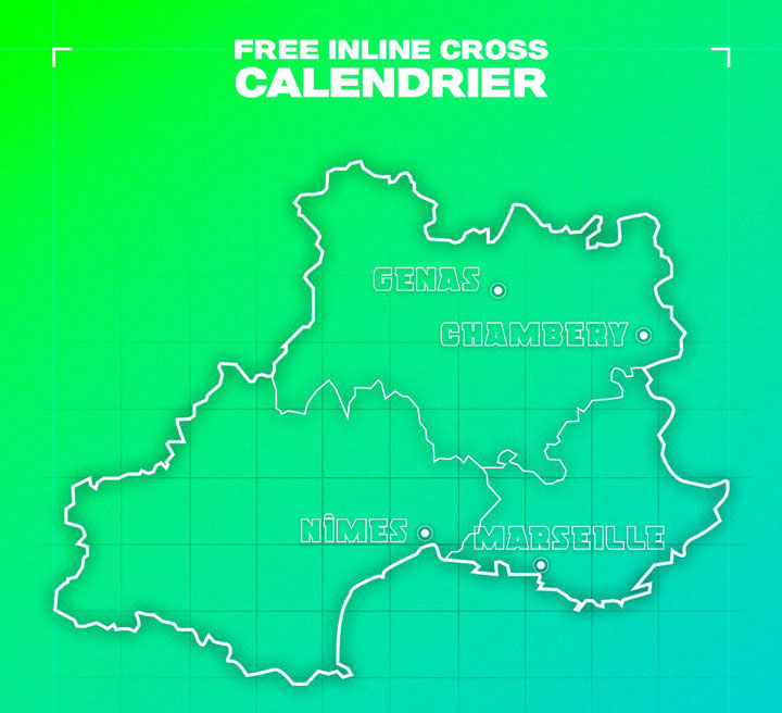 Le calendrier Free Inline Cross 2025-2026