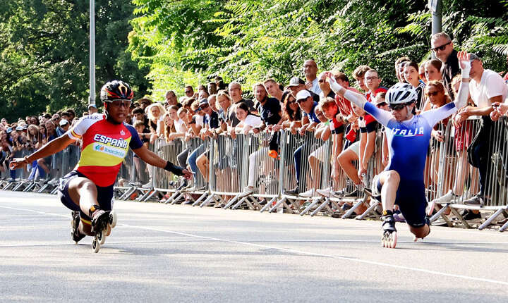 Euro roller course 2025 : résultats des 100 m sur route