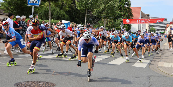Euro roller course 2025 : résultats des marathons