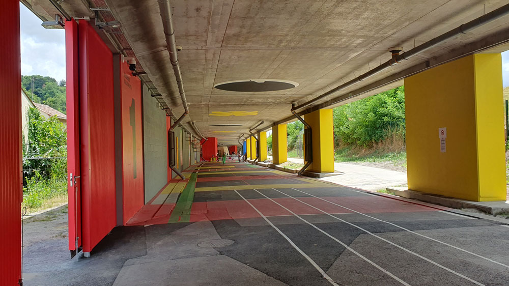 L'entrée principale de l'Estacade