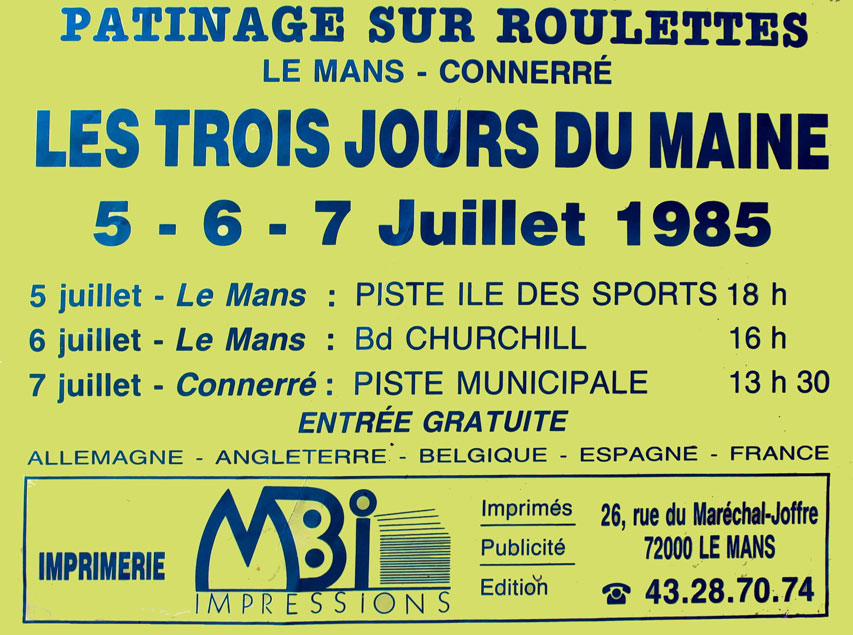 Trois jours du Maine 1985 (France)