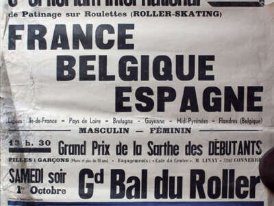 Criterium international de roller skating de Connerré 1977 (France)