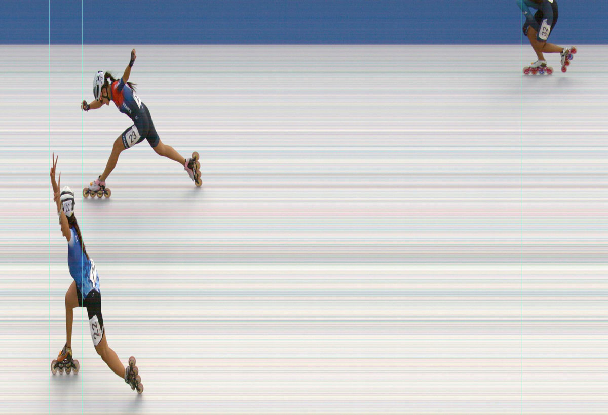 Photo finish de la finale femme du 100 m aux World Games 2025