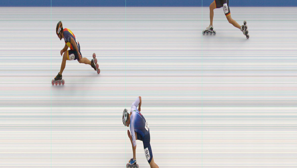 Photo finish de la finale homme du 100 m aux World Games 2025