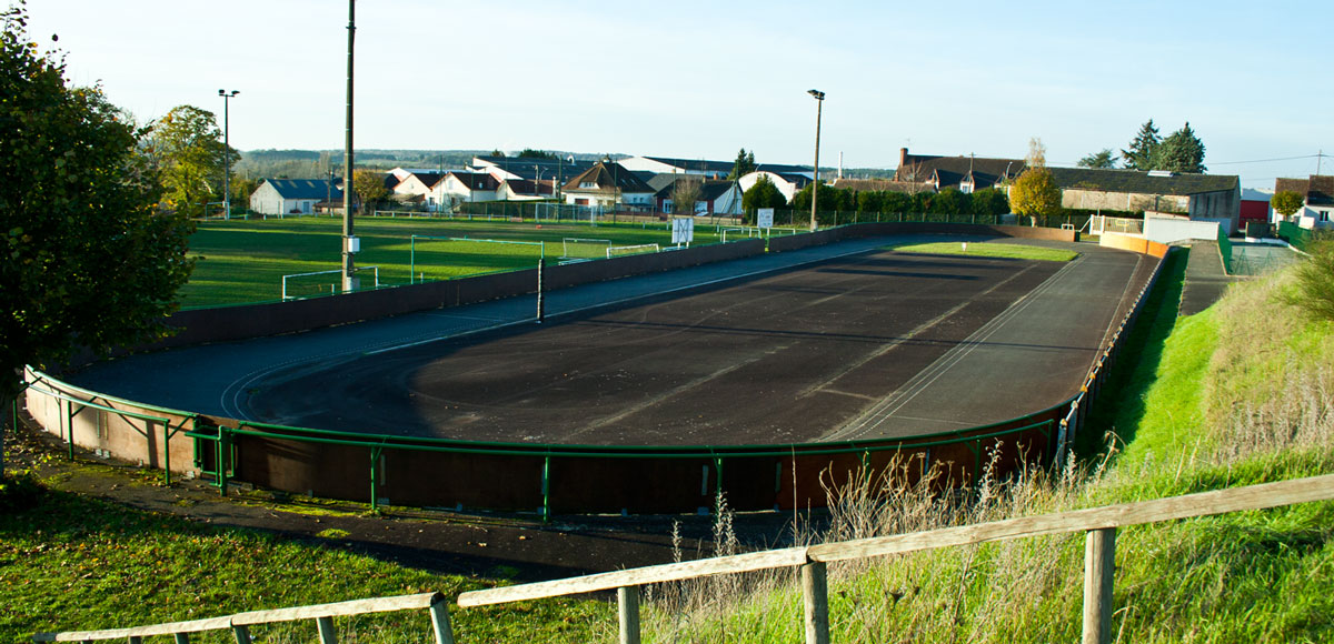 La piste de roller course de Connerré - photo : RSCC