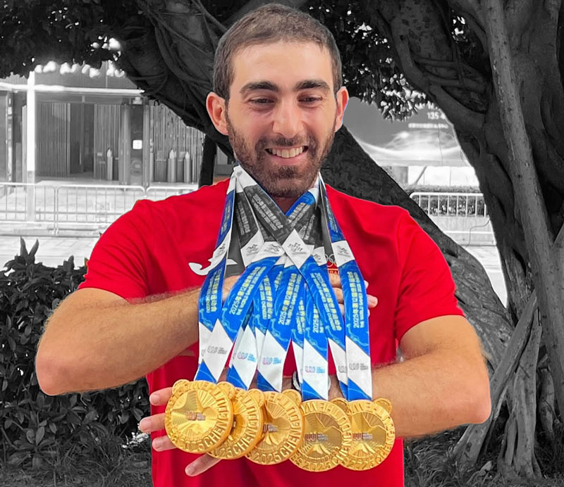 Sebastian Guzman et ses cinq médailles d'or aux World Games 2025