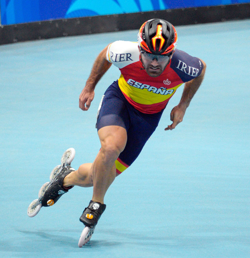 Sebastian Guzman sur piste aux World Games 2025