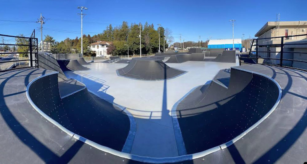 Le skatepark des championnats du monde de roller street 2025