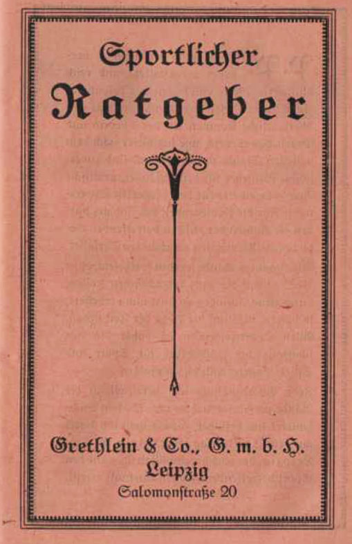 Sportlicher Ratgeber - Leizig (1910)