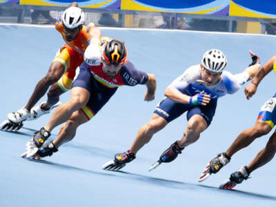 500 m sprint au championnat du monde roller course 2025