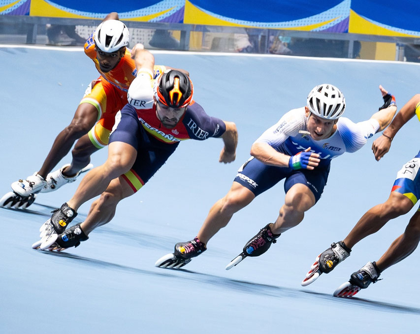 500 m sprint au championnat du monde roller course 2025