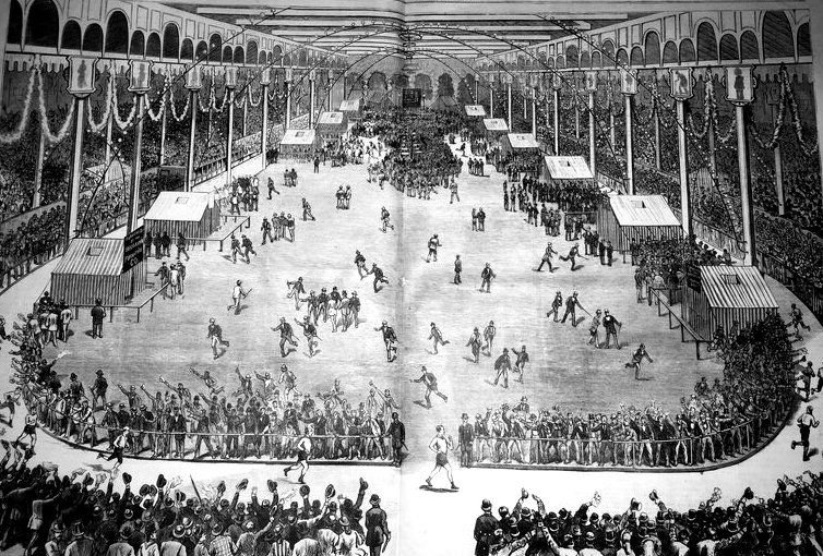 Une course pédestre au Madison Square Garden
